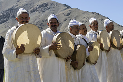 Berber people in traditional clothes