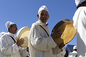 Berber people in national clothes